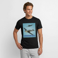 T-shirt Messerchmitt Bf 109 - svart