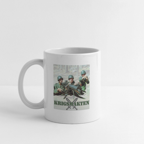Mugg Beredskapstiden Vit - vit