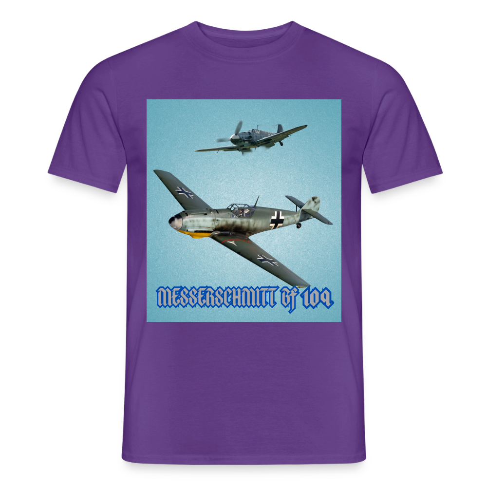 T-shirt Messerchmitt Bf 109 - lila
