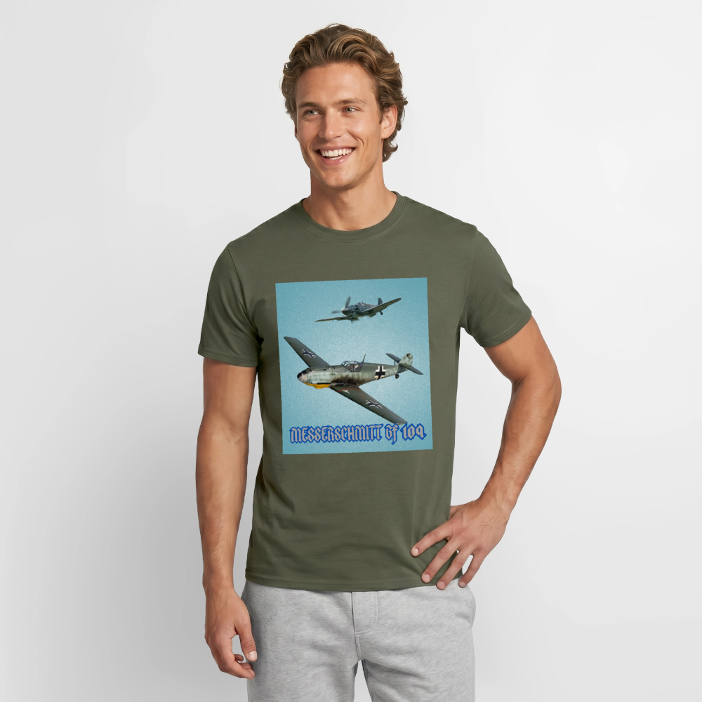 T-shirt Messerchmitt Bf 109 - Militärgrön